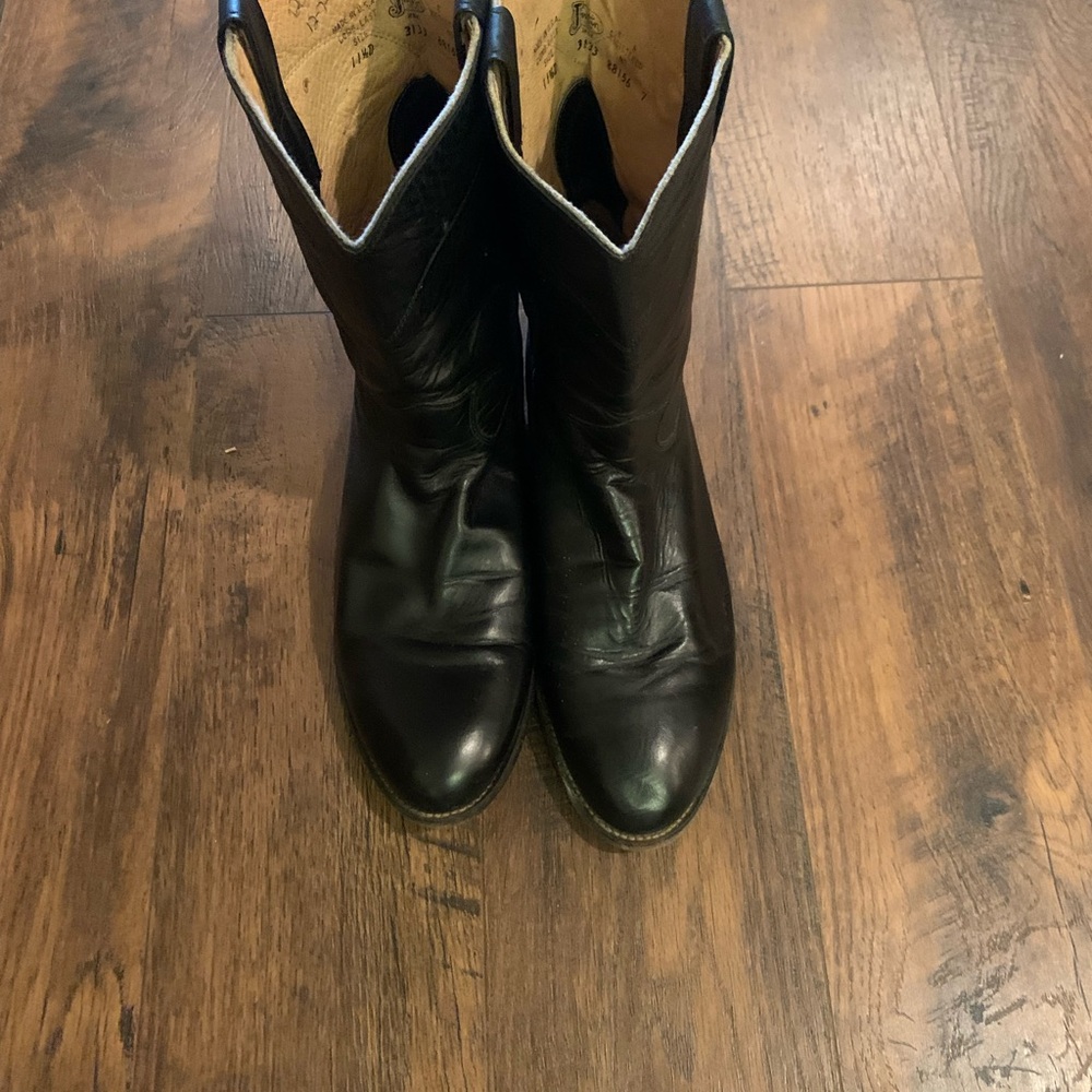 Justin Men’s Kipskin Roper Western Boots - Picture 2 of 14